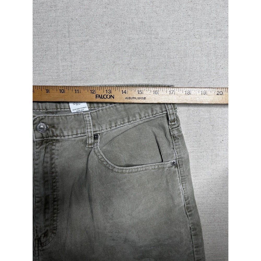 Vintage Levi's 505 Corduroy Pants Men's 36x34 Beige Regular Fit Straight Leg - Picture 5 of 12